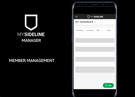 mysideline manager|mysideline sign in.